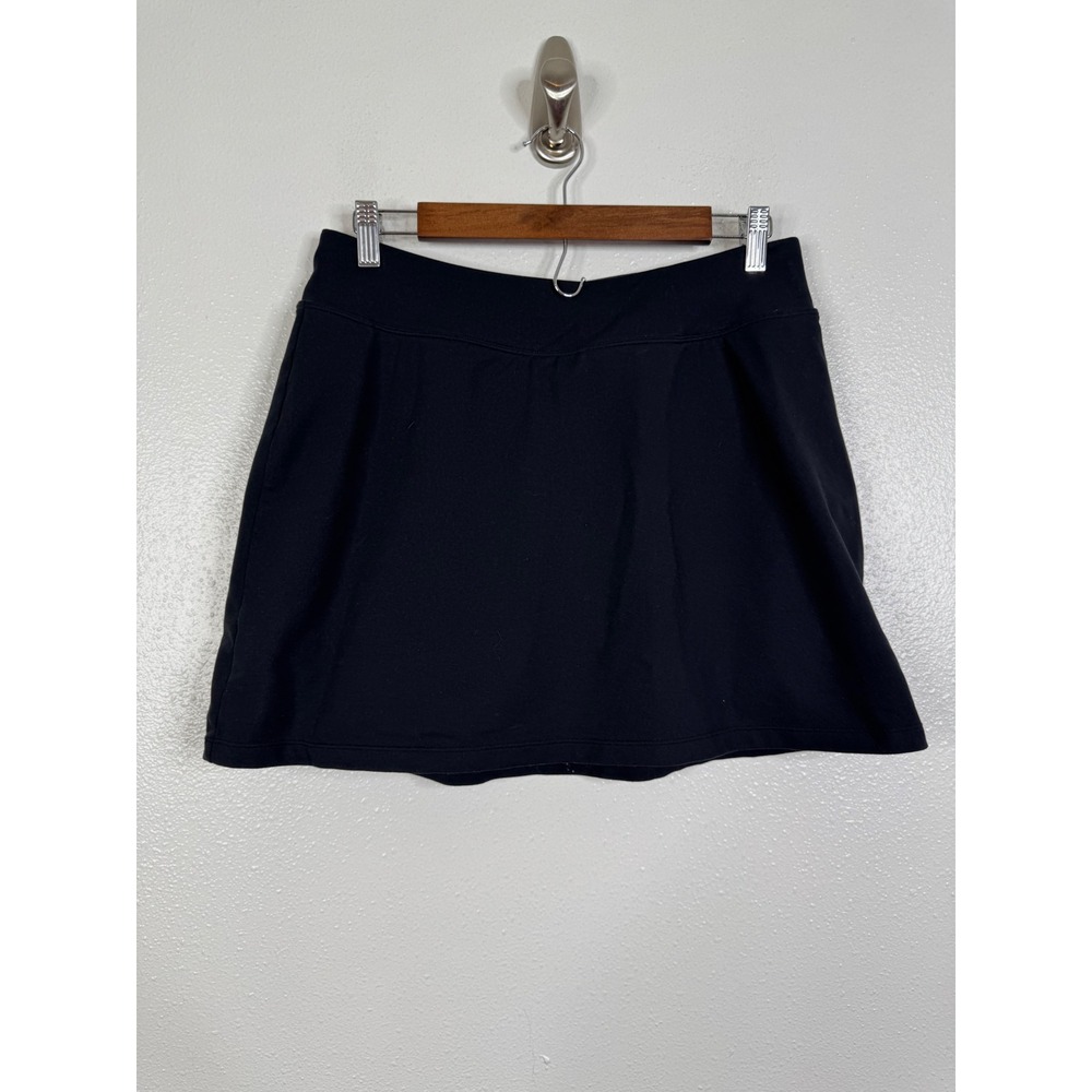 Title Nine Buttah Skort Womens Medium Black Athletic Hiking Tennis Skirt